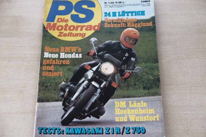Deckblatt PS Sport Motorrad (07/1978)